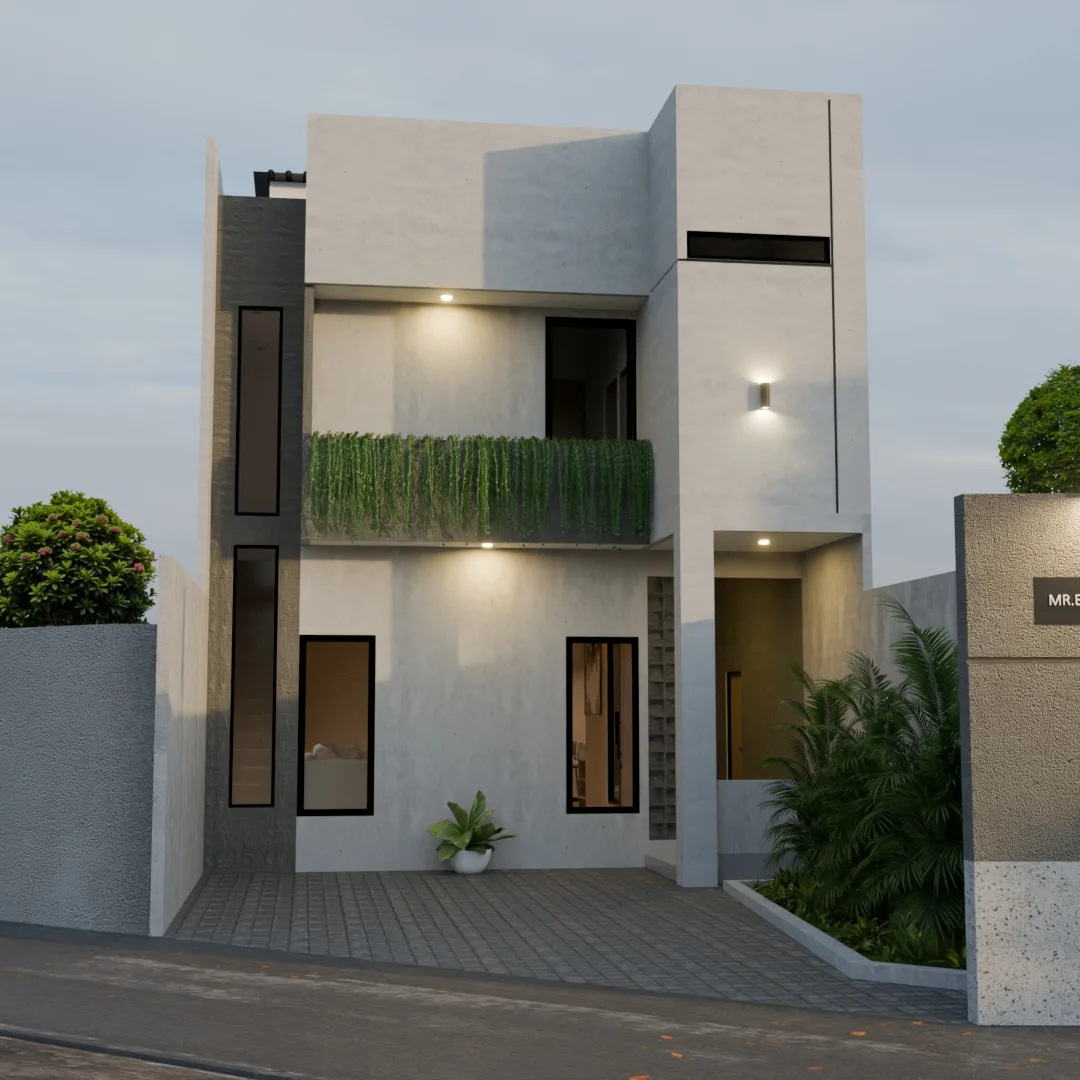 Industrial x Japandi House